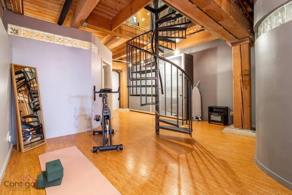 Historic Jd Loft, Near Ice District, Rogers Place, Ug Parking Edmonton Extérieur photo