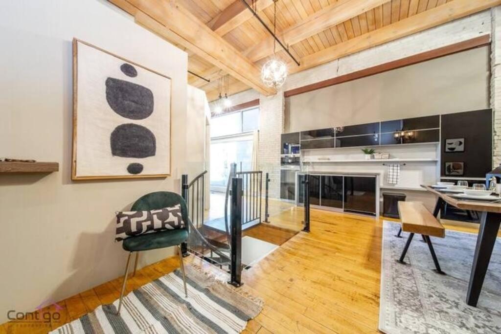 Historic Jd Loft, Near Ice District, Rogers Place, Ug Parking Edmonton Extérieur photo